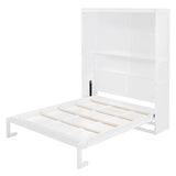 Murphy Wall Bed With Shelves, Space Saving - Furniture Home Direct