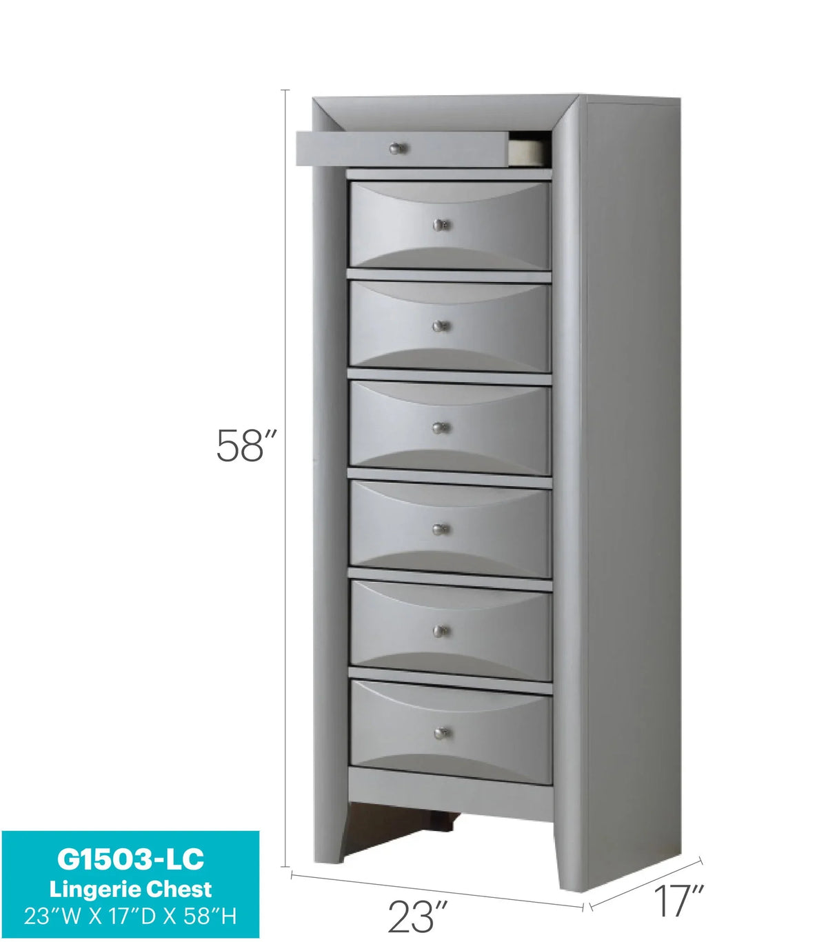 Marilla - 7 Drawer Lingerie Chest - Furniture Home Direct