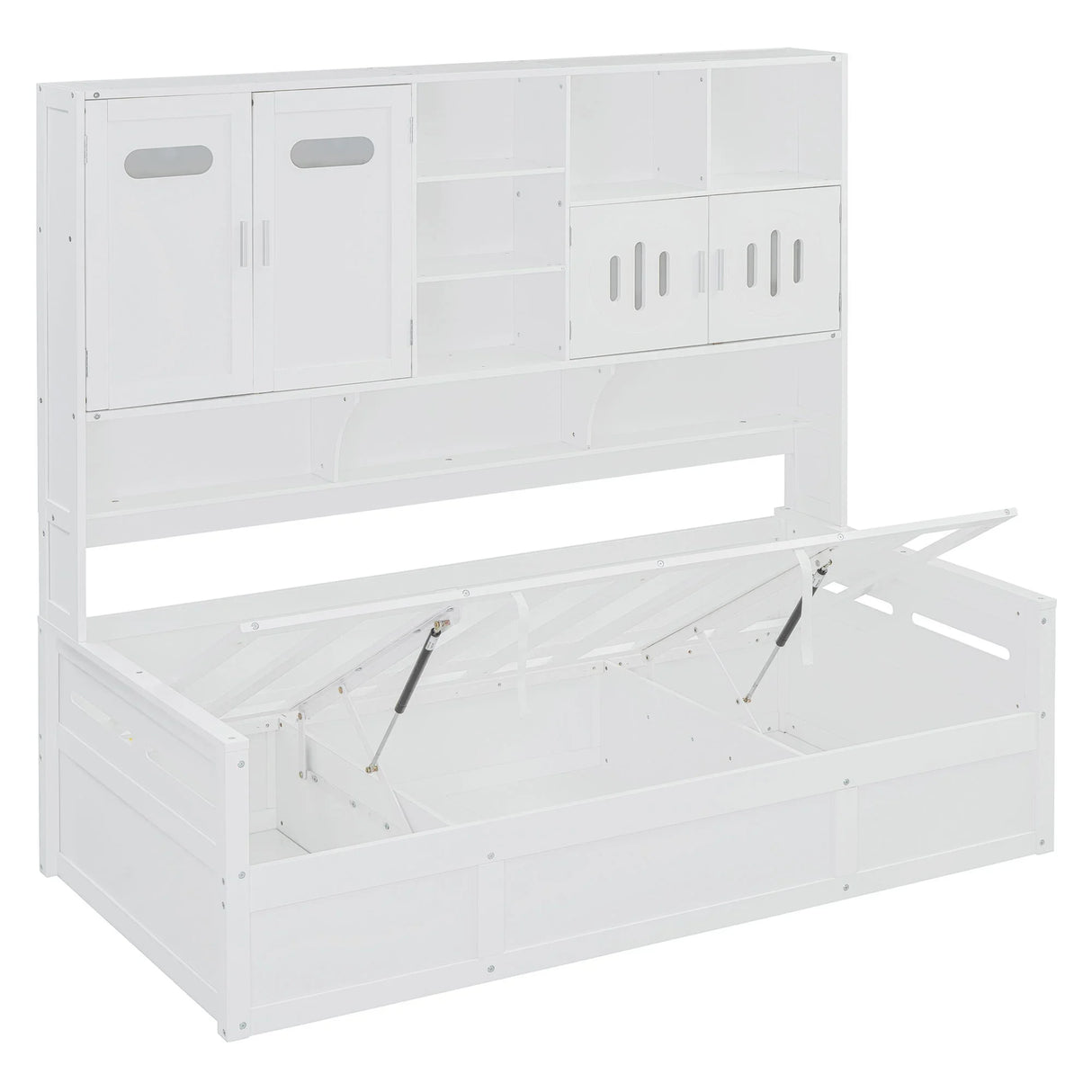 Daybed With All-In-One Cabinet And Shelf - Furniture Home Direct