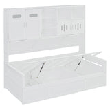 Daybed With All-In-One Cabinet And Shelf - Furniture Home Direct