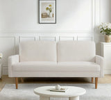 Sofa, European Style With Sleek Design, Modern & Vintage Flair, Upholstered 3 Seater Couch - Furniture Home Direct
