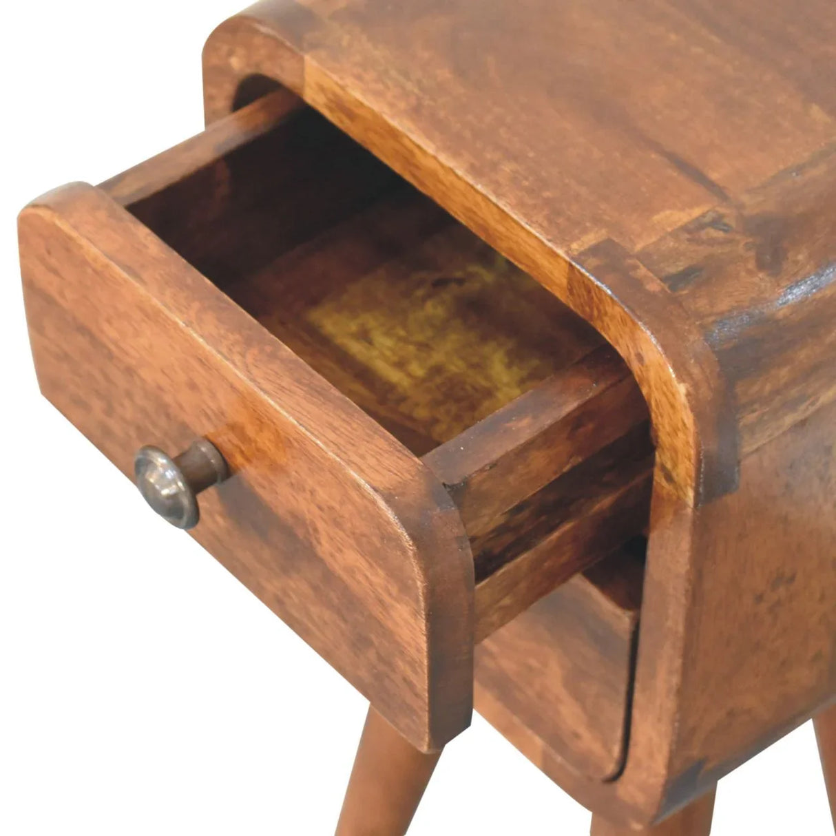 Curved Nightstand, - Furniture Home Direct