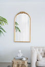 Wood Floor Mirror, Full Body Mirror Dressing Make Up Mirror For Bathroom - Furniture Home Direct