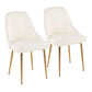 Marcel - Contemporary / Glam Dining Chair (Set of 2) - Furniture Home Direct