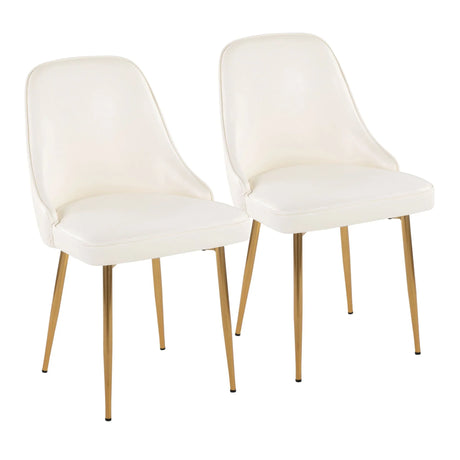 Marcel - Contemporary / Glam Dining Chair (Set of 2) - Furniture Home Direct
