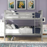Bunk Bed With Ladder For Bedroom, Guest Room Furniture - Furniture Home Direct