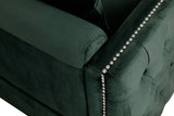 Bayberry - Velvet Loveseat With 2 Pillows - Furniture Home Direct