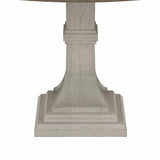 Tannen - Round Dining Table - White And Gray - Furniture Home Direct