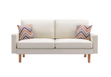 Bahamas - Minimalistic Sofa With 2 Throw Pillows - Furniture Home Direct