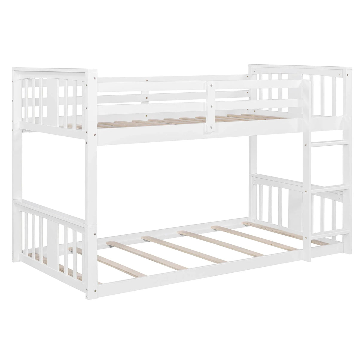 Solid Construction Bunk Bed & Ladder - Furniture Home Direct