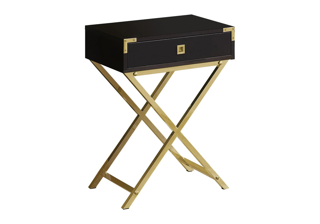 Accent Side Table, Storage Drawer, Stylish Design Contemporary & Modern - Furniture Home Direct