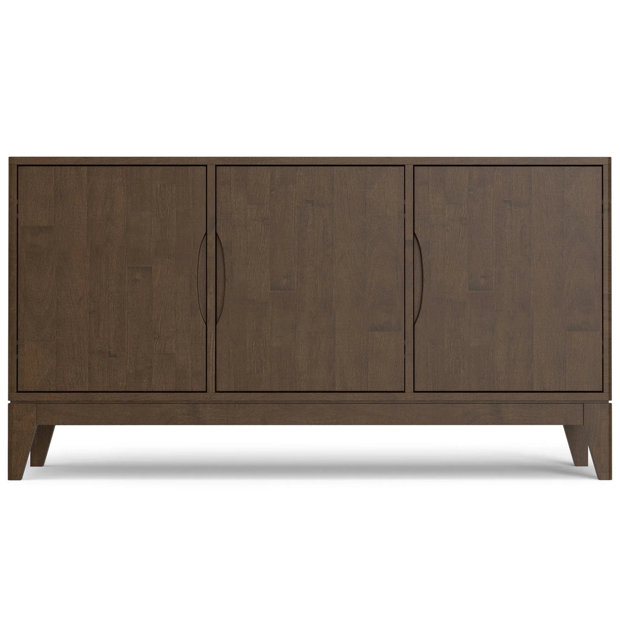Harper - 3 Door Sideboard Buffet / Storage Cabinet - Walnut Brown - Furniture Home Direct