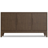 Harper - 3 Door Sideboard Buffet / Storage Cabinet - Walnut Brown - Furniture Home Direct