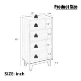 Vintage Style 4 Drawer Double Dresser With Bevel Design - Brown - Furniture Home Direct