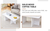Coffee Table With X Leg Design For Living Room White - Furniture Home Direct