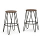 Simeon - Multifunctional Metal Stool With Wood Seat - Furniture Home Direct