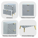 Gaines - High Gloss Nightstand - Furniture Home Direct