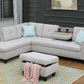 Alger - 98" Wide Left Hand Facing Sofa & Chaise With Ottoman - Furniture Home Direct