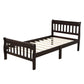 Platform Bed, Mattress Foundation Sleigh Bed With Headboard, Footboard, Slat Support - Furniture Home Direct