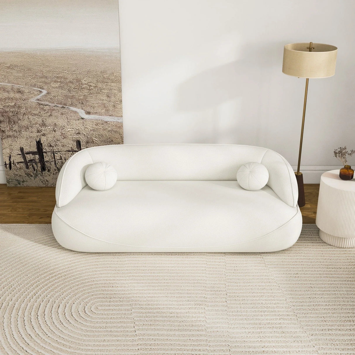 Andrew - Boucle Sofa - Furniture Home Direct