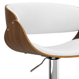 Amery - Mid Century Modern Adjustable Swivel Bar Stool - Furniture Home Direct