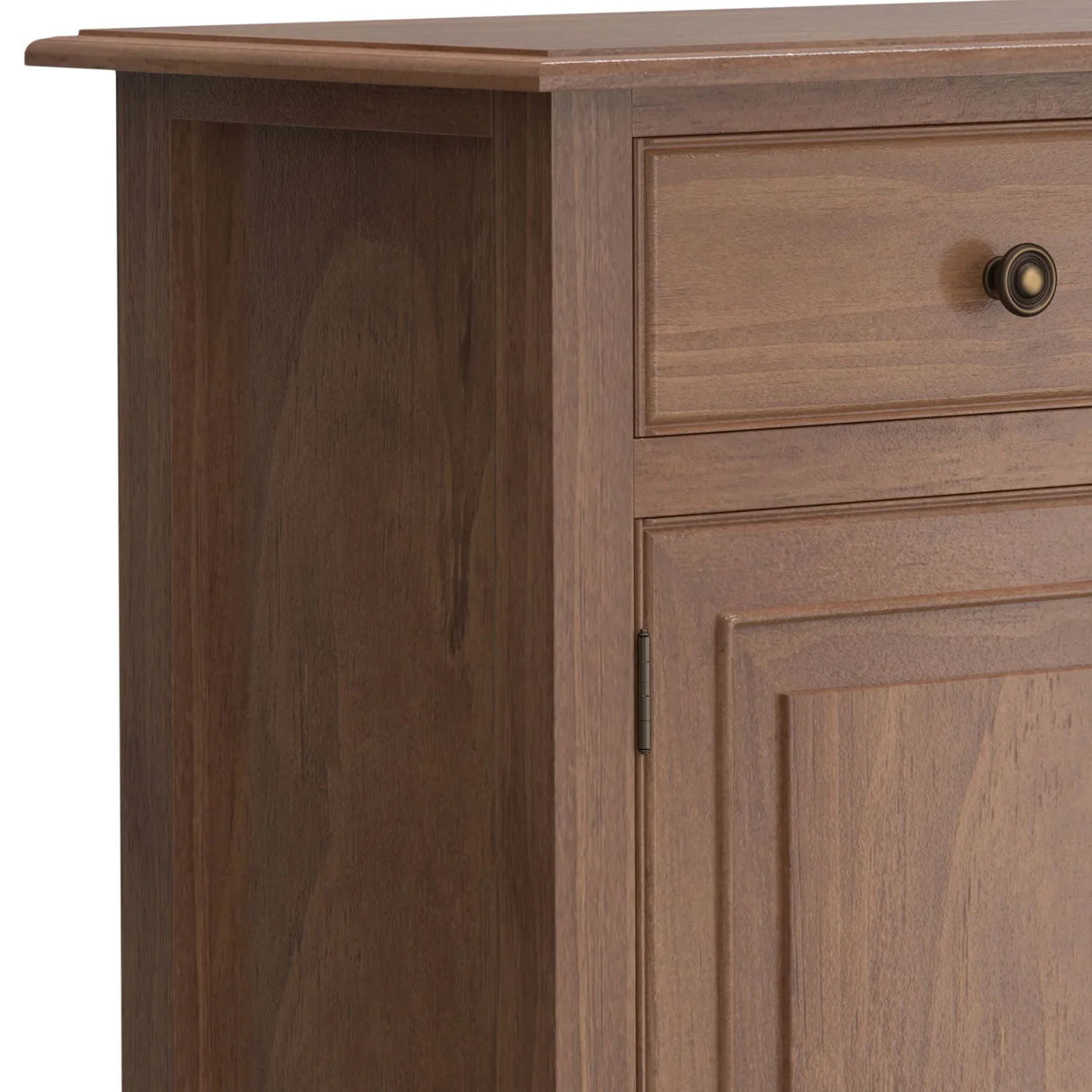 Connaught - Entryway Storage Cabinet - Medium Saddle Brown - Furniture Home Direct