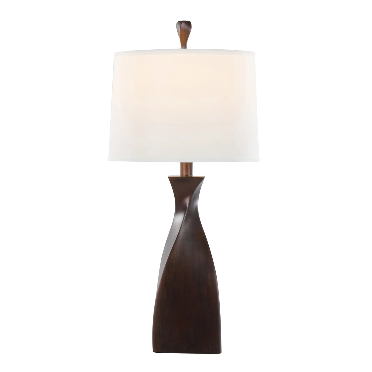 Curvo - Contemporary Polyresin Table Lamp (Set of 2) - Furniture Home Direct