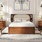 Headboard Bed With 2 Drawers And Trundle - Furniture Home Direct