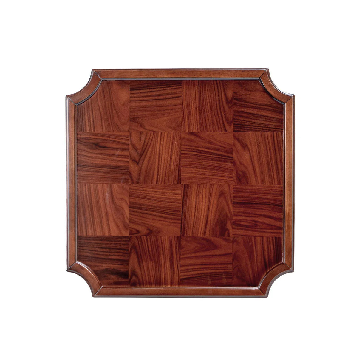Mabel - Elegant Turned Pedestal Side Table - Rich Walnut Birch - Furniture Home Direct