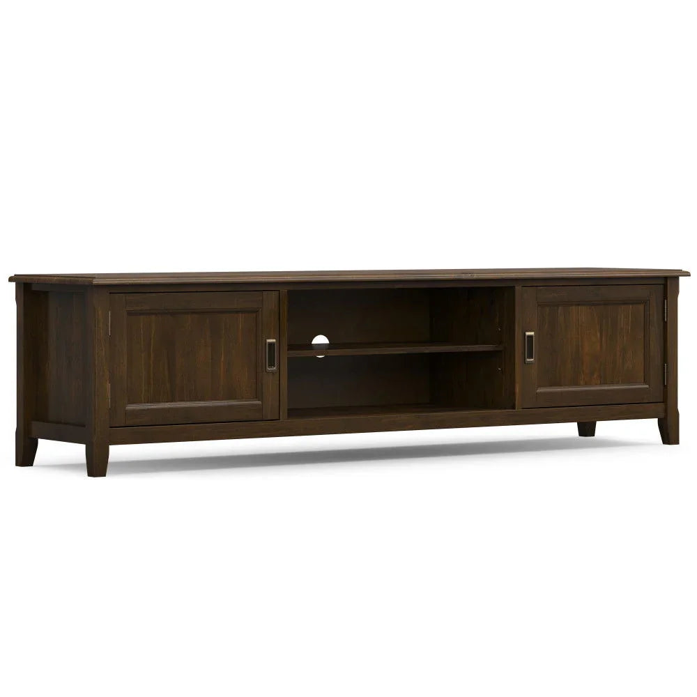 Burlington - Low TV Media Stand - Mahogany - Furniture Home Direct