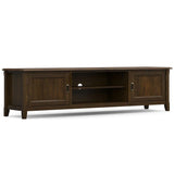 Burlington - Low TV Media Stand - Mahogany - Furniture Home Direct