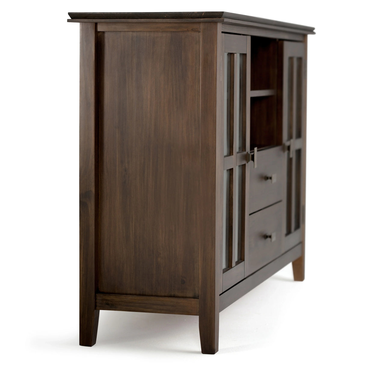 Artisan - Tall TV Media Stand - Natural Aged Brown - Furniture Home Direct