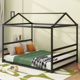 Metal House Shape Platform Bed - Furniture Home Direct