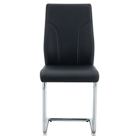 Modern Dining Chairs With High Backrest And Sturdy Legs - Furniture Home Direct