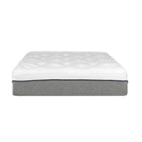 Ultra Plush 13" Gel Memory Foam Mattress For King Size Bed With Double Layered Jacquard Cover - Gray / White - Furniture Home Direct