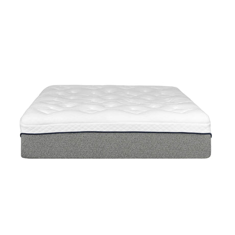 Ultra Plush 13" Gel Memory Foam Mattress For King Size Bed With Double Layered Jacquard Cover - Gray / White - Furniture Home Direct