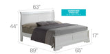 Sleigh Bed With Low Footboard - Furniture Home Direct