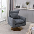 Classic Mid-Century 360 Degree Swivel Accent Chair - Furniture Home Direct