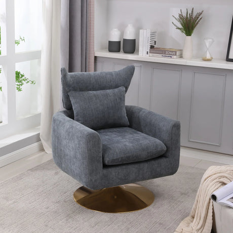 Classic Mid-Century 360 Degree Swivel Accent Chair - Furniture Home Direct