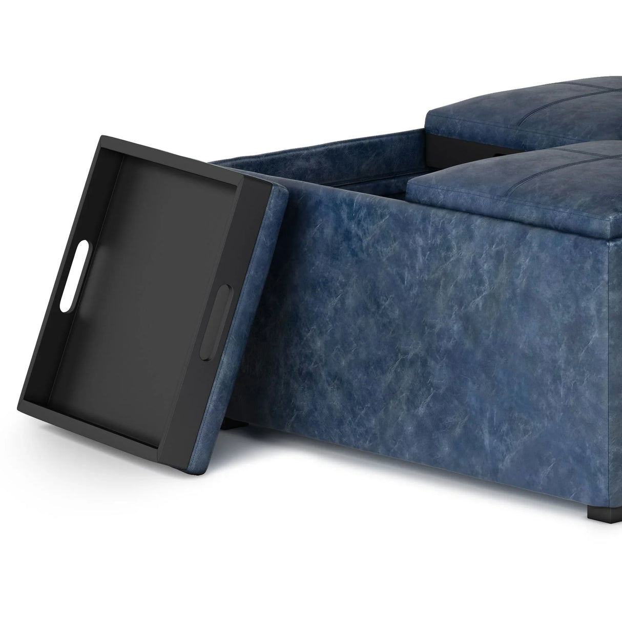 Avalon - Square Coffee Table, Storage Ottoman - Furniture Home Direct