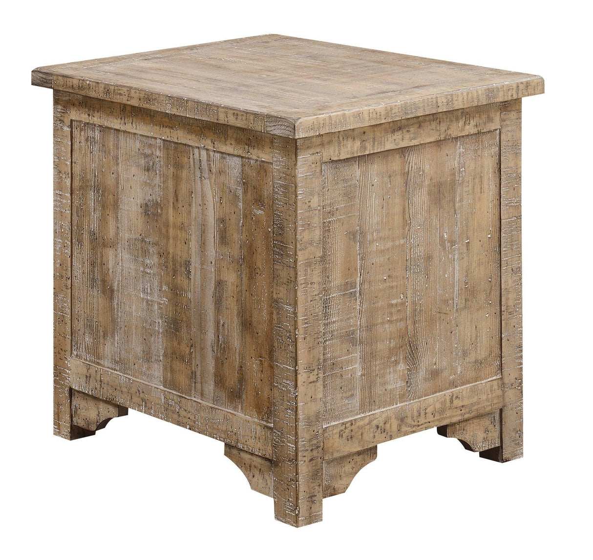 Ludin - Chair Side Table - Taupe - Furniture Home Direct