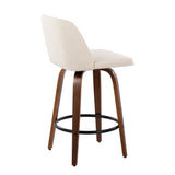 Toriano - Mid Century Modern, Counter Stool (Set of 2) - Furniture Home Direct