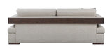 Niamey - Sofa With 4 Toss Pillows - Walnut - Furniture Home Direct