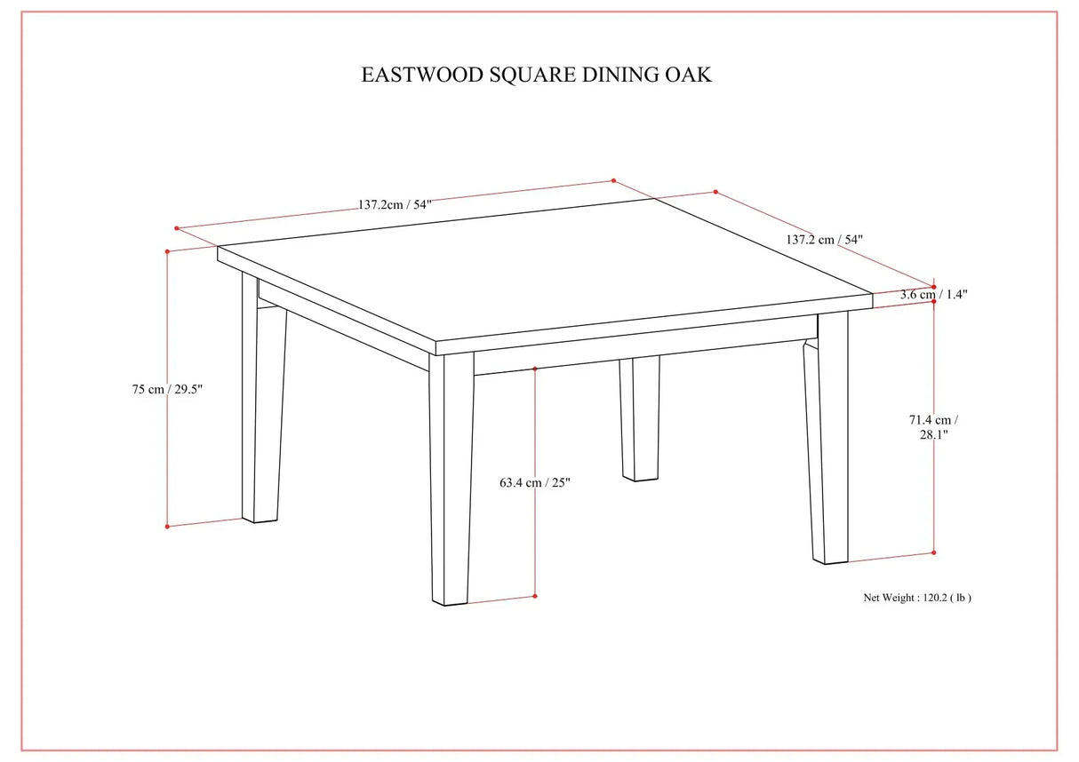Eastwood - Handcrafted Dining Table - Furniture Home Direct