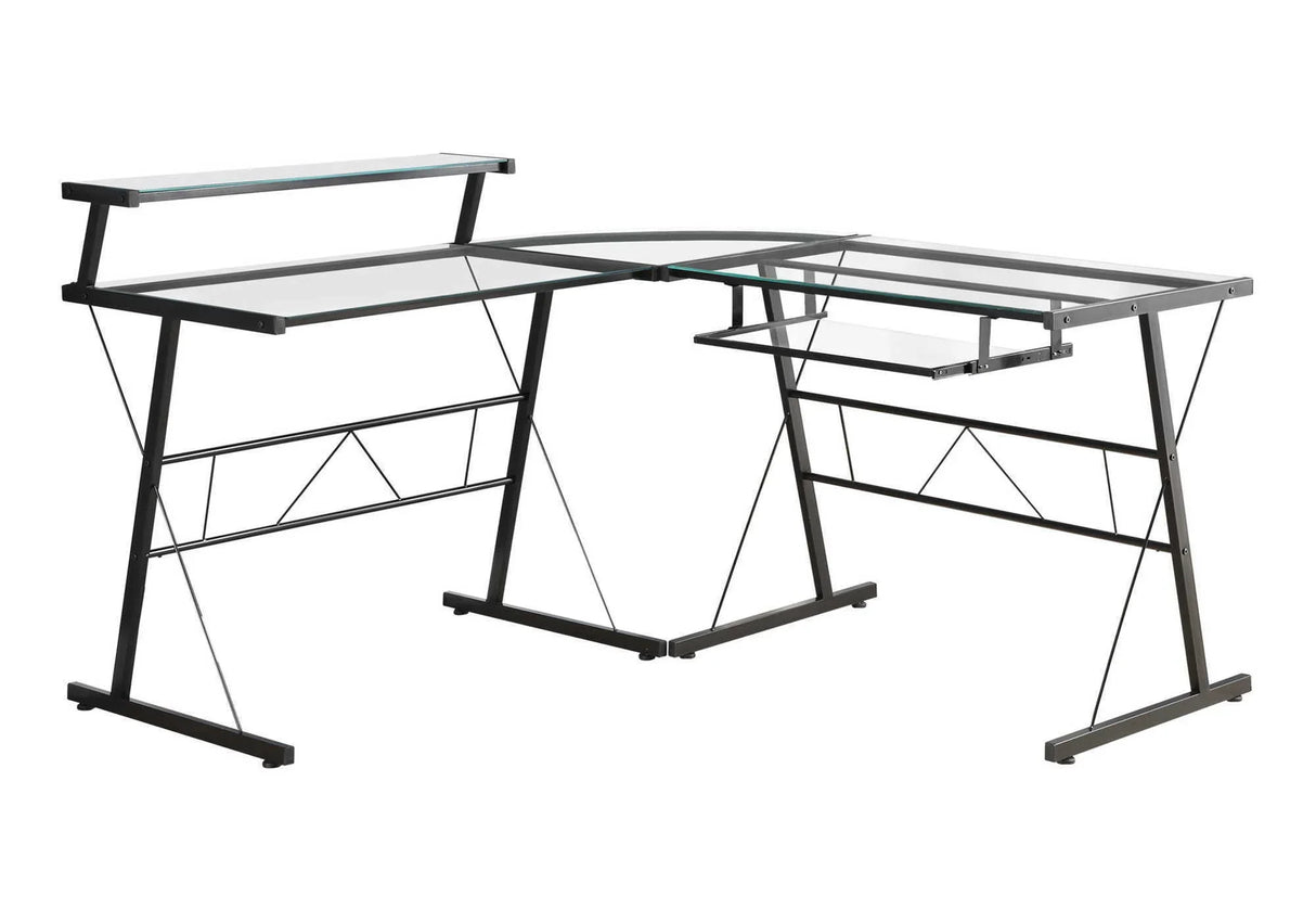 Computer Desk, Home Office, Corner, L Shape, Laptop, Durable Construction - Furniture Home Direct
