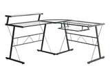 Computer Desk, Home Office, Corner, L Shape, Laptop, Durable Construction - Furniture Home Direct