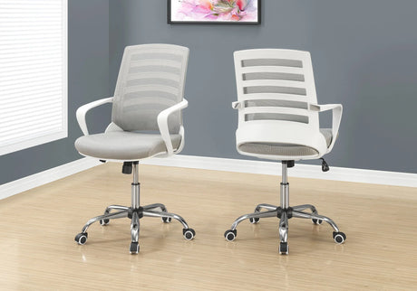 Office Chair, Adjustable Height, Swivel, Ergonomic, Armrests - Furniture Home Direct
