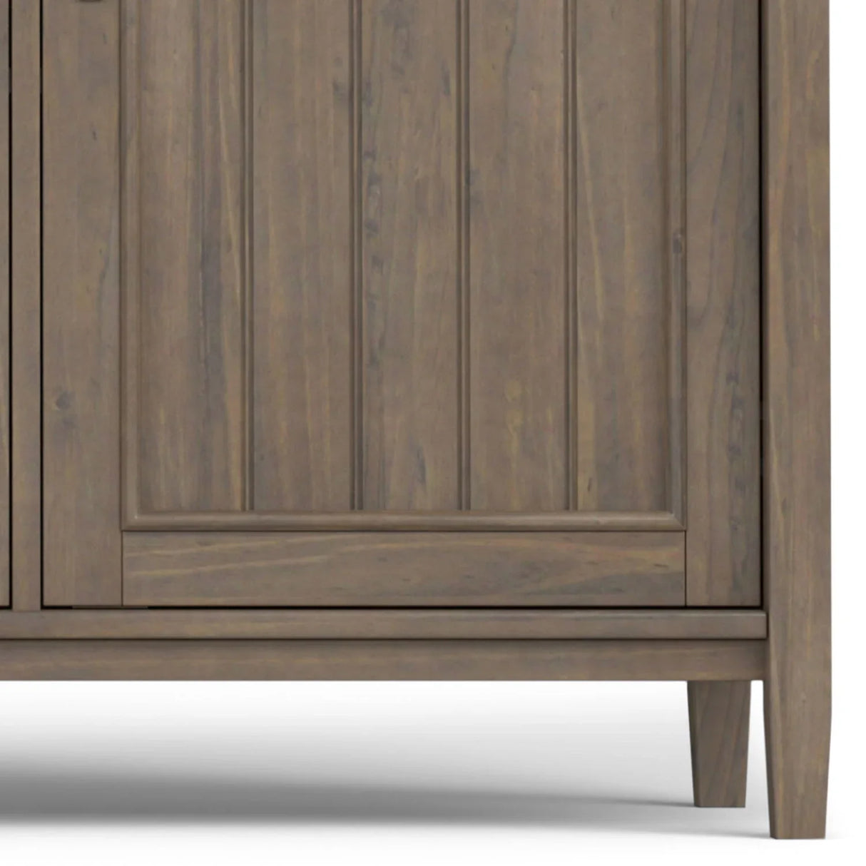 Lev - Wide Storage Cabinet - Smoky Brown - Furniture Home Direct