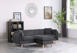 Brayden - Fabric Sectional Sofa Chaise - Furniture Home Direct