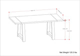 Whitley - Dining Table - Gray - Furniture Home Direct
